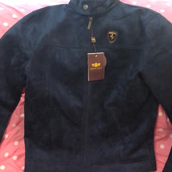 emporio & co suede jacket
